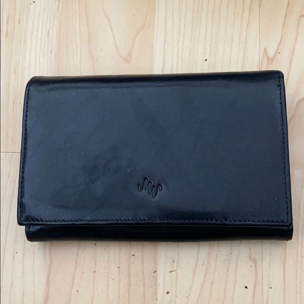 Patent Leather Monsac Wallet